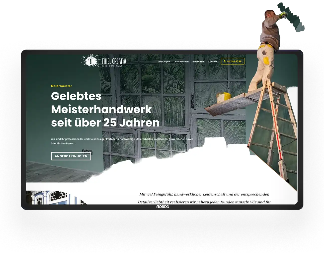 Website für Handwerker – FJORD3 Webagentur Kiel